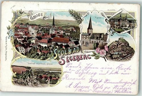 Bad Segeberg 1898 Kirche Kurhotel Kalkberg