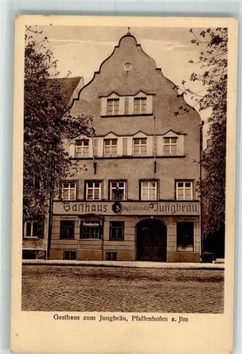 85276 W8068 Pfaffenhofen a d Ilm Foto AK Gasthaus zum Jungbräu