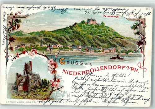 Niederdollendorf 1898 Petersberg Burgruine