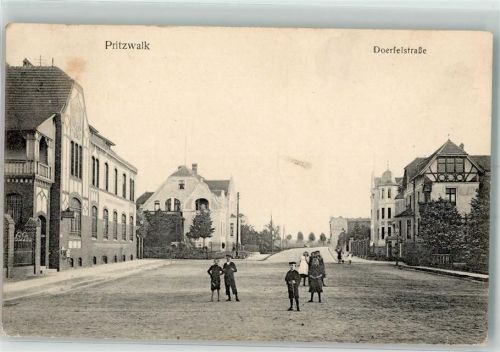 16928 O1920 Pritzwalk 1912 - Doerfelstraße Kinder