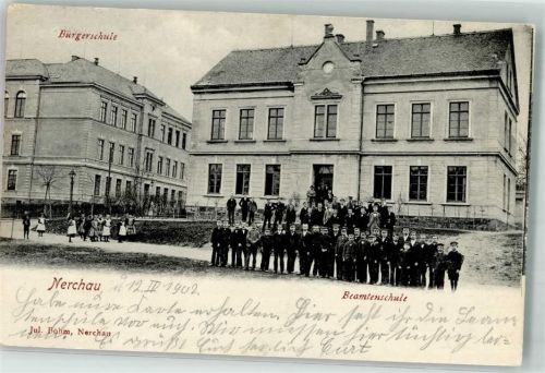Nerchau 1902 Bürgerschule Beamtenschule