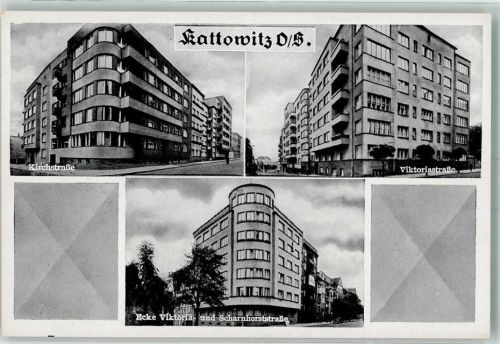 Kattowitz Kirchstrasse Viktoriastrasse Scharnhorststrasse