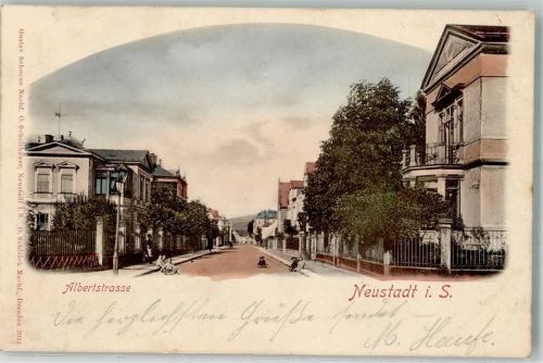 Neustadt 1902 Albertstraße Villen