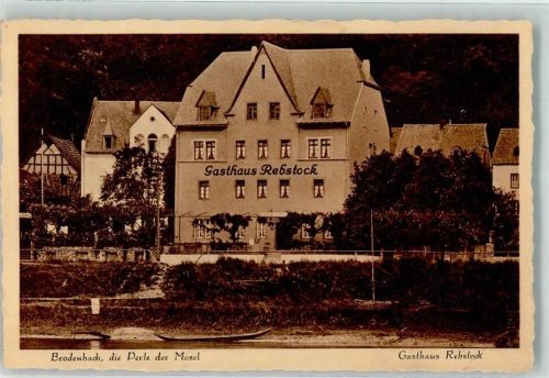 Brodenbach Gasthaus Rebstock Moselufer