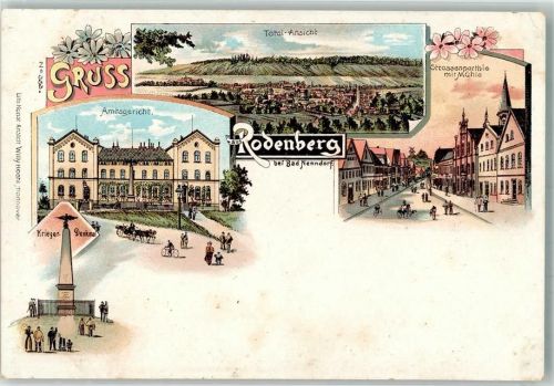 Rodenberg Amtsgericht Kriegerdenkmal Ortsstraße Mühle