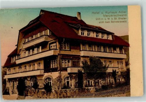 79837 W7821 Menzenschwand - Hotel-Kurhaus Adler