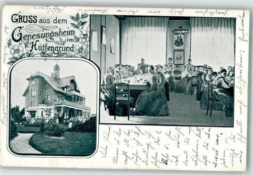 Ernstthal 1903 Genesungsheim im Hüttengrund Frauengenesungsheim