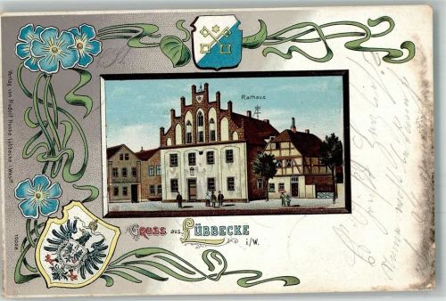 Lübbecke 1905 Rathaus