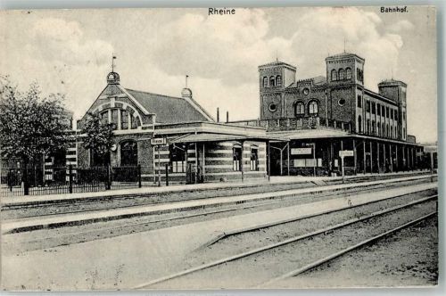 Rheine 1907 Bahnhof