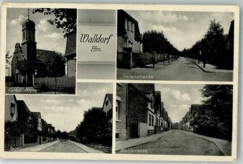 Walldorf WK II Kath. Kirche Gartenstraße Waldstraße