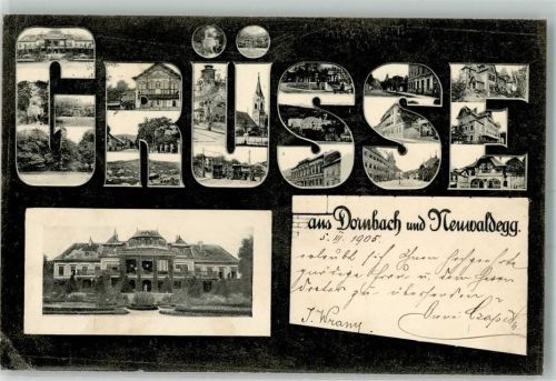 1170 Wien 17. Bezirk, Hernals 1905 Gebrauchsspuren Dormbach u. Neuwaldegg