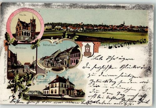 Bad Liebenwerda Stadtwappen Villa Ida Breitestraße Krankenhaus Mittelstraße