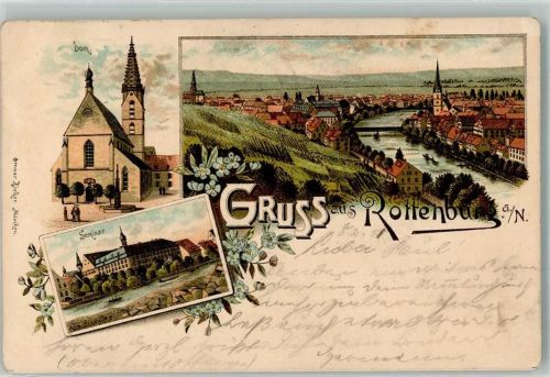 Rottenburg 1901 Ottmar Zieher Seminar Dom