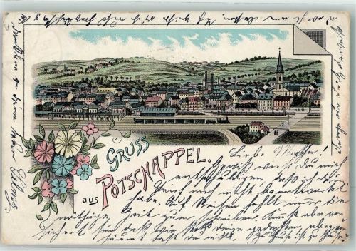 Potschappel 1897 Bahnhofgelände