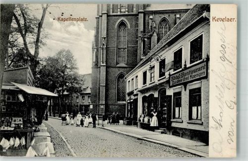 47623 W4178 Kevelaer 1909 - Kapellenplatz Hotel-Gasthaus Zu den drei Königen