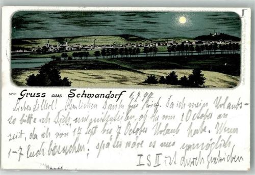 Schwandorf 1899 Adelskorrespondenz Schwandorf
