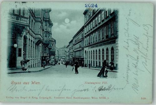 Wien 1899 Neubaugasse