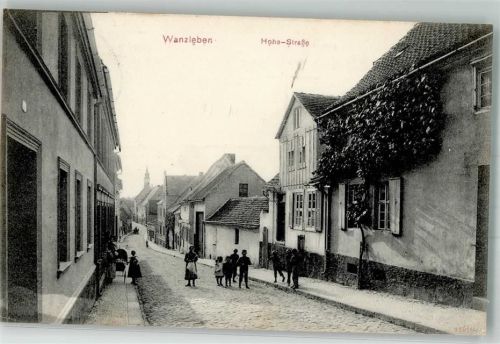 Wanzleben 1909 Hohe-Straße