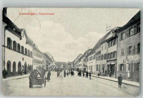 Kenzingen 1911 Hauptstrasse