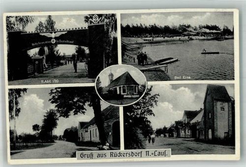 Rückersdorf 1938 R. Abt. 1/80 + Badesee Bad Erna