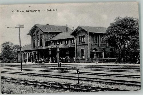 Kirchweyhe Bahnhof Bahngleise Wasserkran