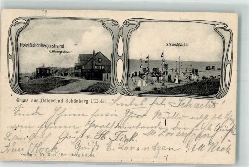 Schönberg 1904 Hotel Schönbergerstrand Strand