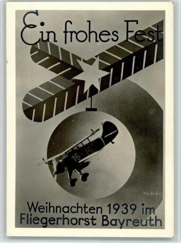 Bayreuth Fliegerhorst 1939 Flugzeug
