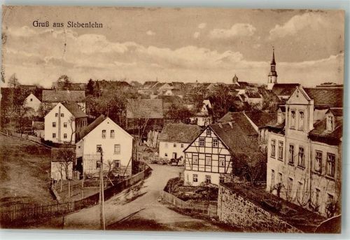 Siebenlehn 1926 Kirchturmspitze Siebenlehn