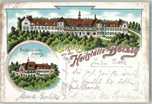 Belzig 1922 Heilstätte Belzig Bleichröder'sche Stiftung Inflationsporto