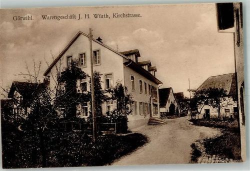 Görwihl Kirchstraße Warengeschäft Würth
