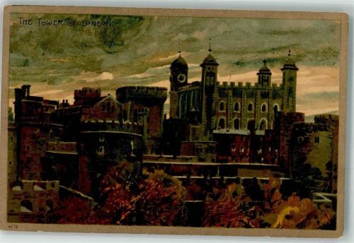 London The Tower the Wrench Series Motiv Großbritannien Lithographie / Künstlerkarte