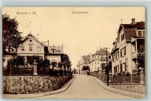 Grimma 1916 Birkigtstraße Feldpost WK I S. B. II. Ers. Batl. J. R. 106