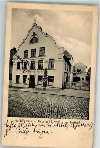 Neustadt 1913 Hotel Germania