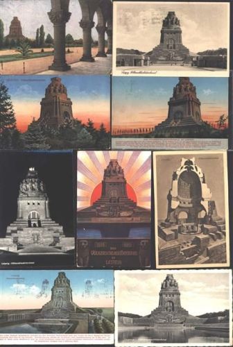 O7000 Leipzig Lot mit 25 AK Völkerschlachtsdenkmal