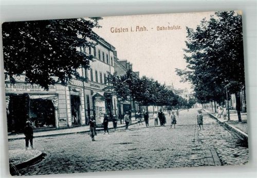 Güsten 1918 Bahnhofstrasse Kindergruppe