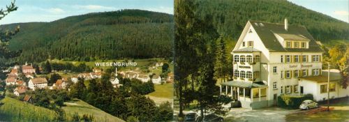 Enzklösterle Pension Gasthaus zum Wiesengrund Klappkarte