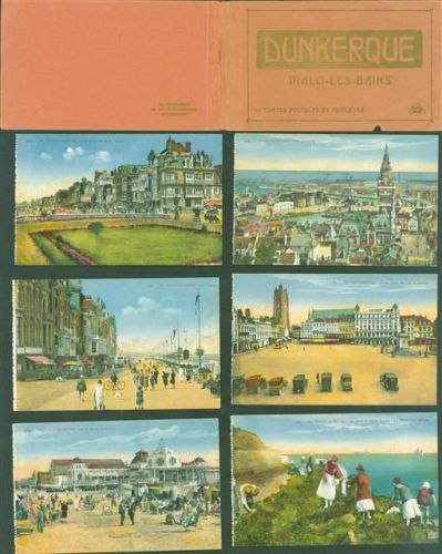 Dunkerque Lot mit 12 AK Originalumschlag Malo-les-Bains