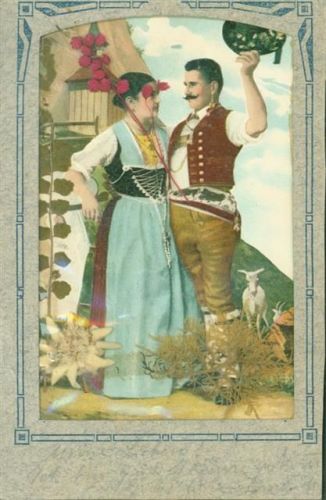 Tracht echte Blumen