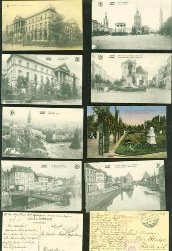 Courtrai Kortrijk Lot mit 22 AK