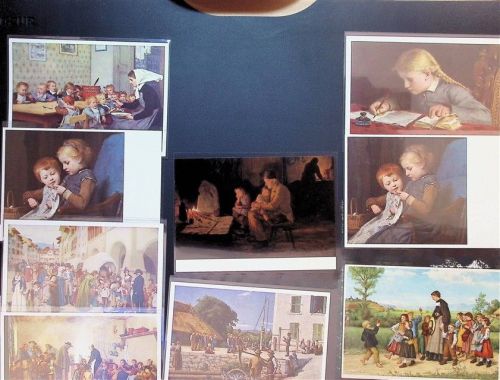 Lot mit 21 AK signiert Albert Anker Künstlerkarte wenige mehrfach Künstler Posten 21 bis 100 AK