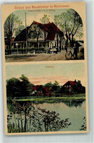 Neukloster Forsthaus Mühlenteich Gasthaus Ötting Radfahrer