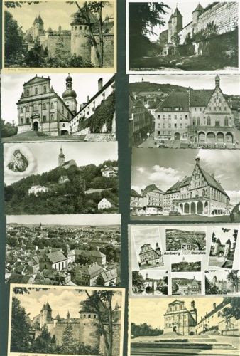 92224 W8450 Amberg , Oberpf Lot mit 21 AK Originale aus dem Archiv des Metzverlages
