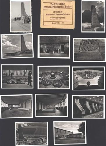 Laboe Marineehrenmal , Kleinfotoserie mit 13 St im Originalumschlag