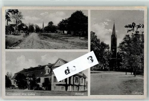 Alt Tucheband Schloß Dorfstraße Kirche