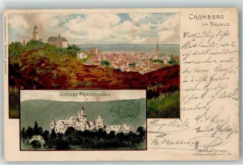 Kronberg Bahnpost Frankfurt Cronberg Zug Schloss Friedrichshof