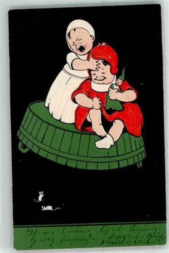 1903 Verlag PFB Serie 5186 Angst vor der Maus AK