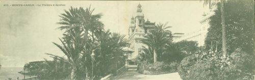 Monte Carlo 1903 Theater Garten Palmen
