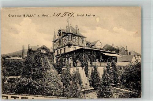 Bullay 1907 Hotel Andries