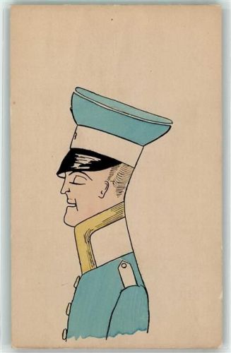 Uniform Soldat Künstlerkarte AK