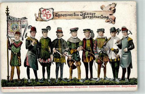 Jihlava 1915 Typen aus dem Iglauer Berghäuer Zng Bergarbeiter